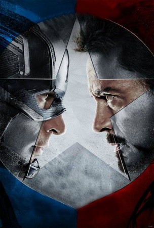 X-Text Poster de 'Captain America: Civil War'